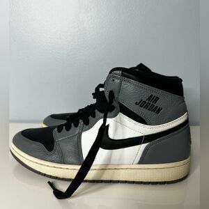 Air Jordan 1 Retro High Rare Air Cool Grey Black White Sneakers Mens 9.5